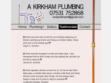 A Kirkham Plumbing Testimonials